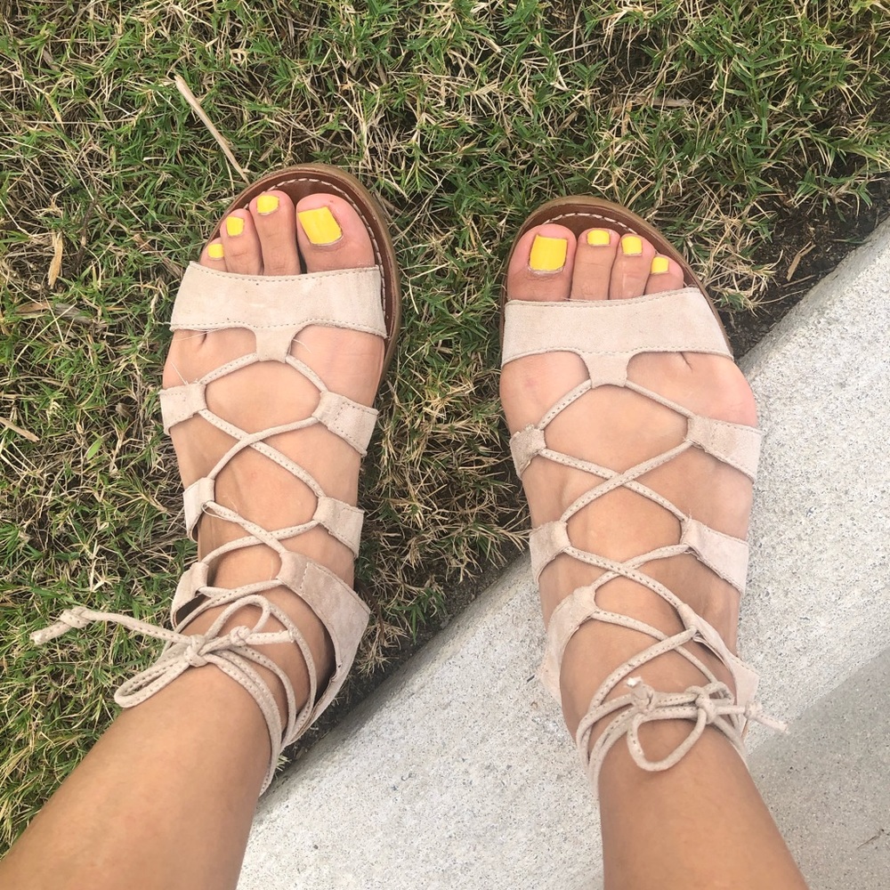 Ladies gladiator sandals
